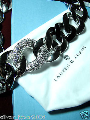 Necklace Chain Links Black Bold Fashion LAUREN G ADAMS  