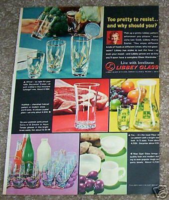 1963 Libbey Glassware Owens Illinois Glass VINTAGE AD  