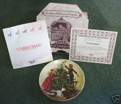 1983 KNOWLES DON SPAULDING CHRISTMAS PLATE  