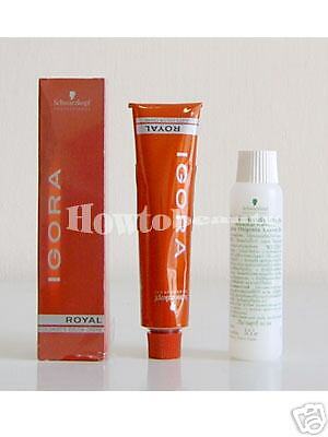 1x Igora Royal + Developer Hair Colour (Hair Dye)  