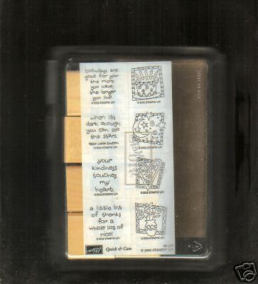 STAMPIN UP   QUICK & CUTE   RETIRED   RARE  