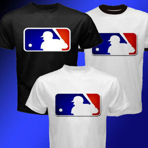 New MLB Major League Baseball USA Logo T-shirt S-3XL | eBay