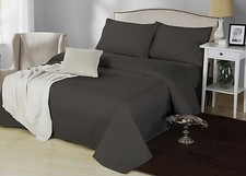 1000TC CVC Cotton Sheet Set Queen King Double KS Single 5 Colours Easy Care