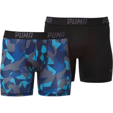 PUMA Broken Camo Printed Boxer Briefs (2 Pack)