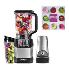 Ninja Auto-IQ Nutri Ninja 1200W 72oz Blender, 2 24oz Cups, & 100 Recipe Cookbook