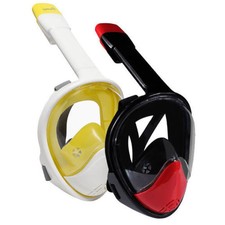 Full-Face Snorkel Mask - Underwater Diving Gear - Tubeless Design - Tight Seal