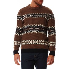 Chevignon - Pull 100% laine - marron